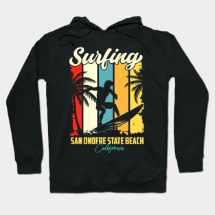 Surfing | San Onofre State Beach, California Hoodie